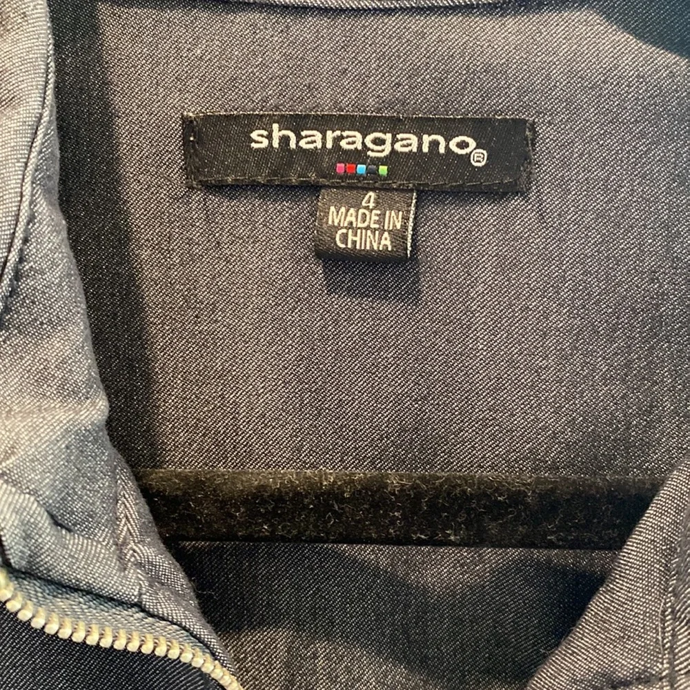 Sharagano Denim Shirtdress size 4